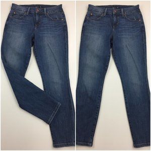 LEVEL 99 Anthropologie 5-Pocket Cotton Stretch Style: EY2E06 Distressing Jeans